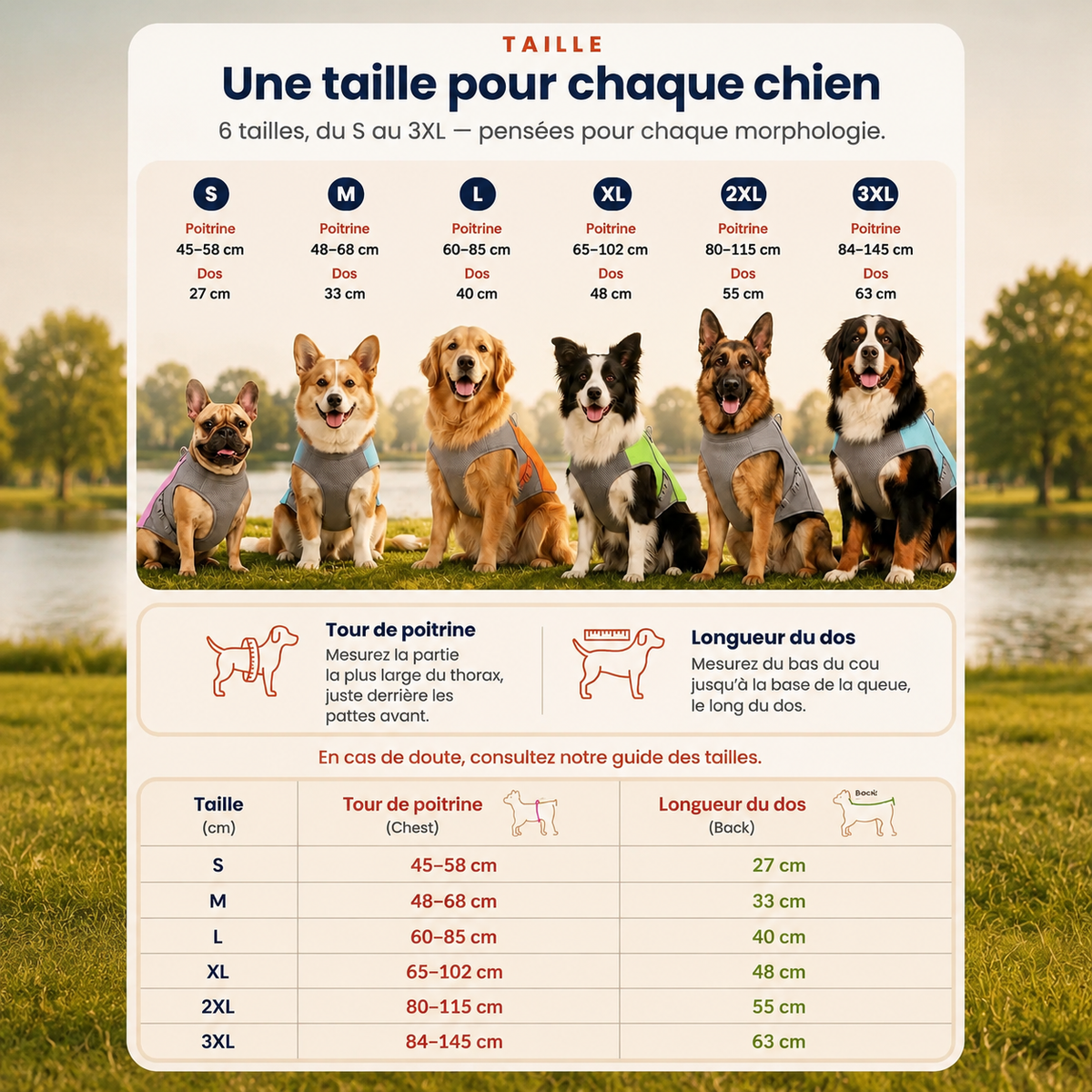 Quelle taille pour votre compagnon ?