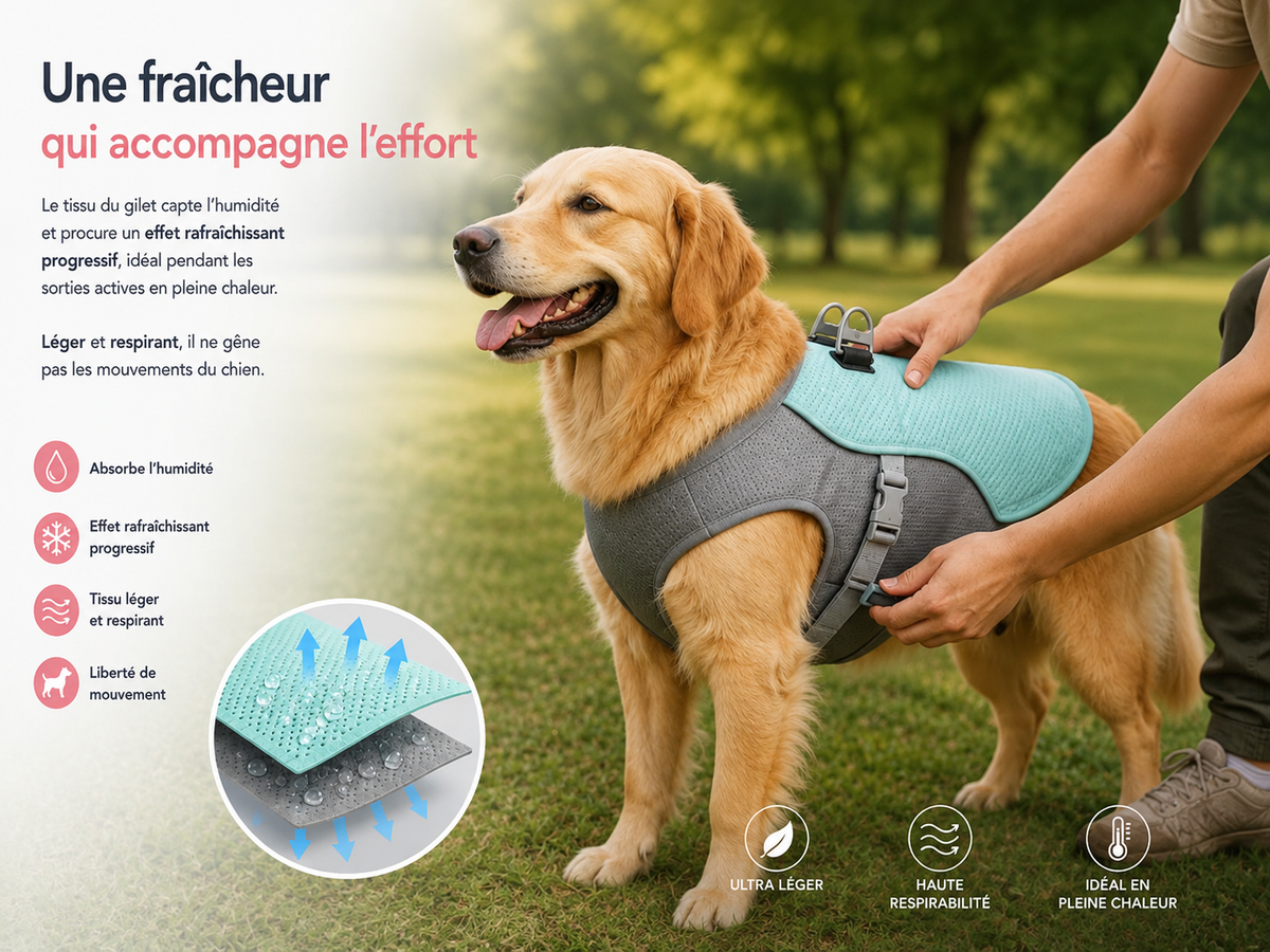 Une fraîcheur qui accompagne l'effort