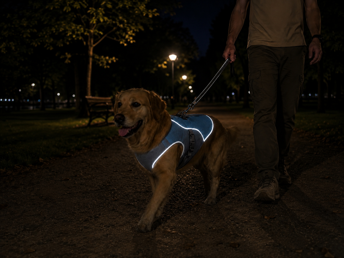 Visible même à la tombée de la nuit